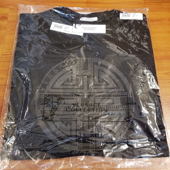 Rare Versace Collection Greek Logo Black Sweater - Picture 6 of 6